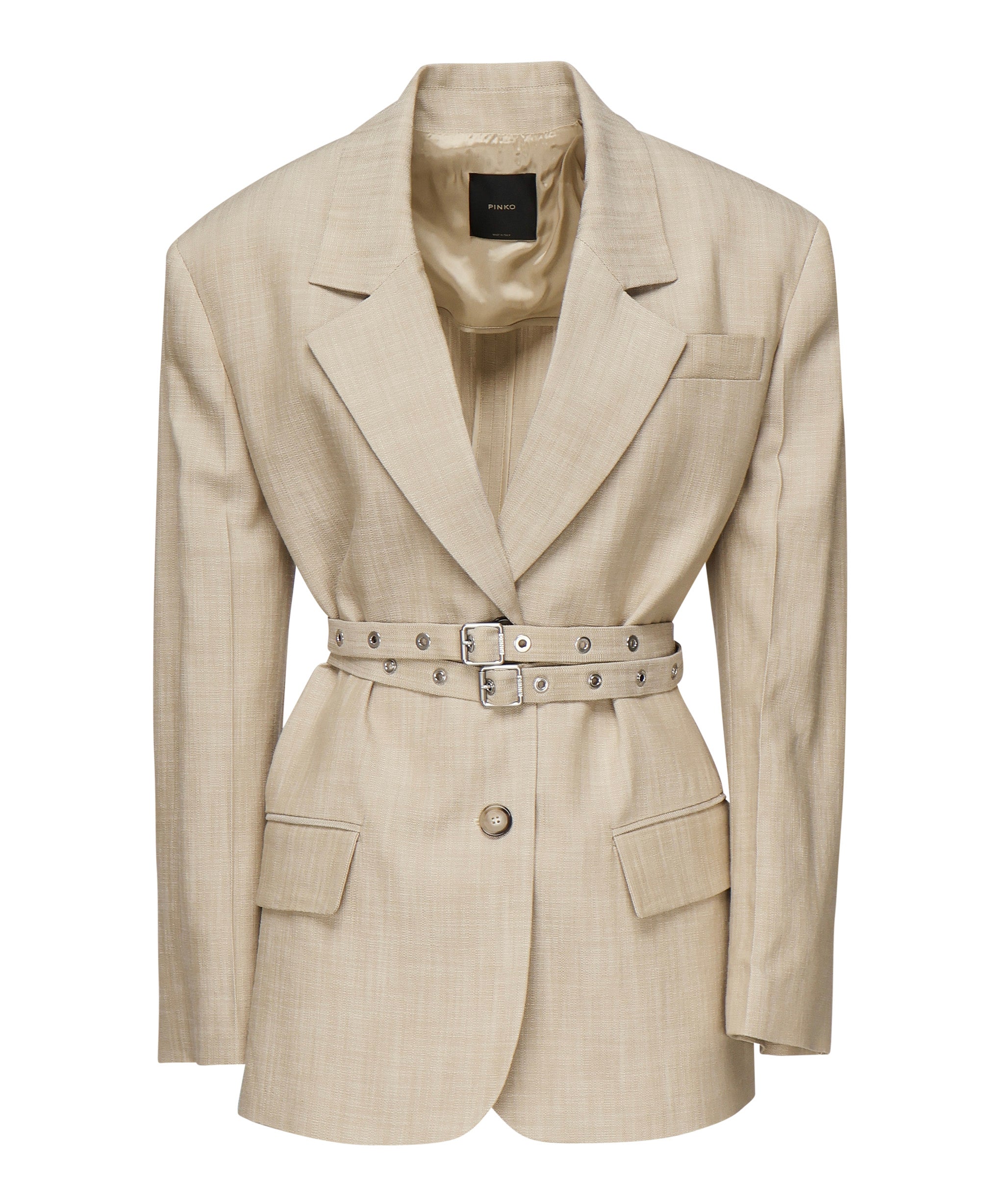 Giacca monopetto beige 104887 A2EJD18 PINKO 
