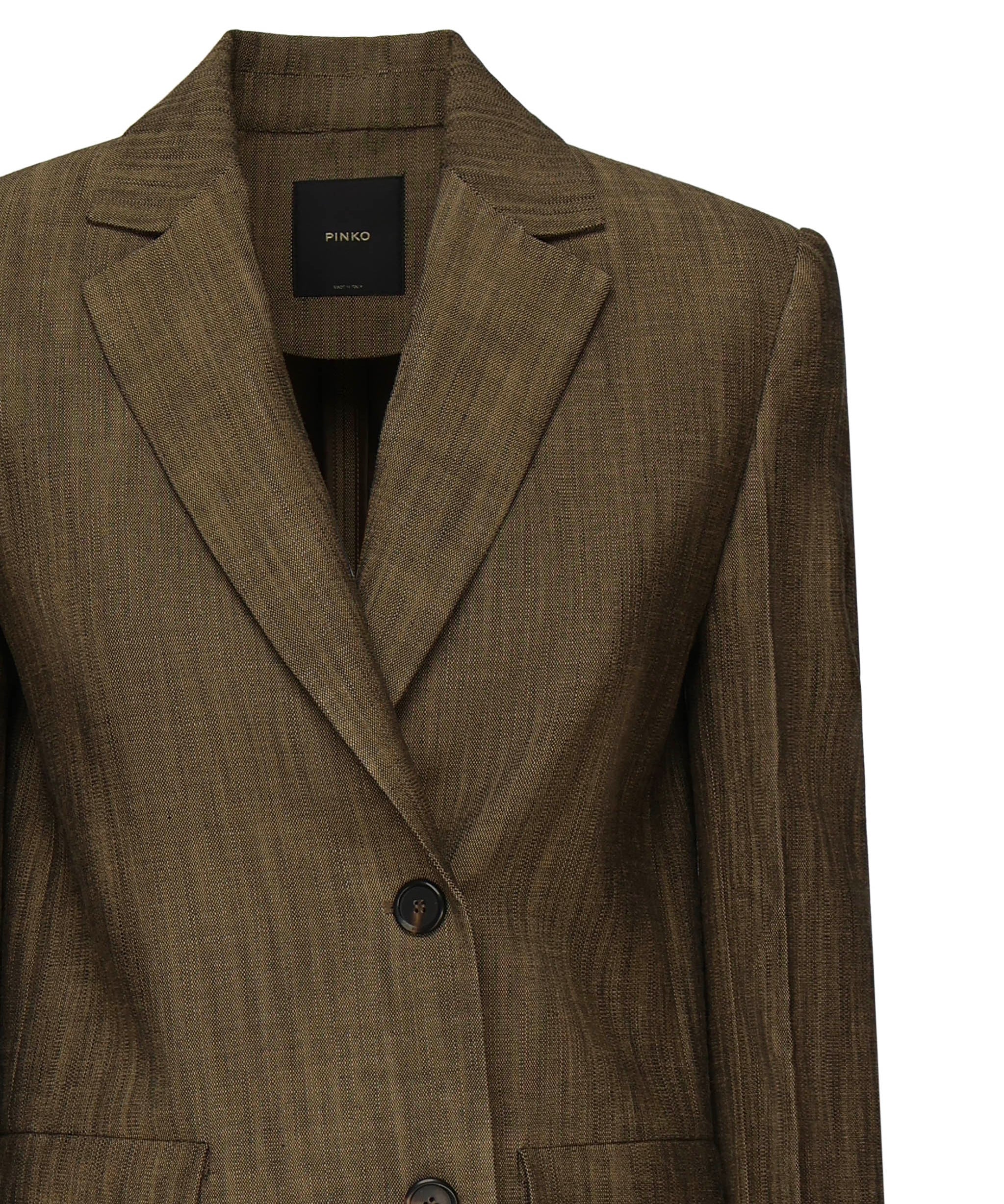 Blazer in tela con bottoni 104890 A2EJL63 PINKO 