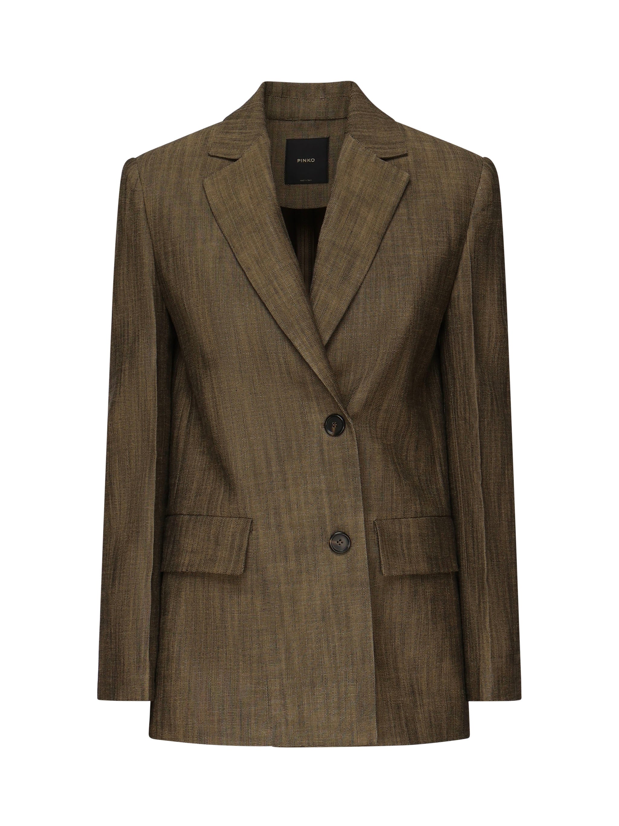 Blazer in tela con bottoni 104890 A2EJL63 PINKO 