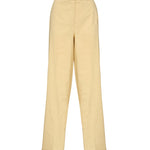 Pantaloni con piega in lino stretch 104929 A0IMC23 PINKO 