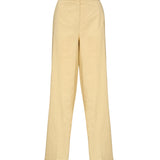 Pantaloni con piega in lino stretch 104929 A0IMC23 PINKO 