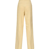 Pantaloni con piega in lino stretch 104929 A0IMC23 PINKO 