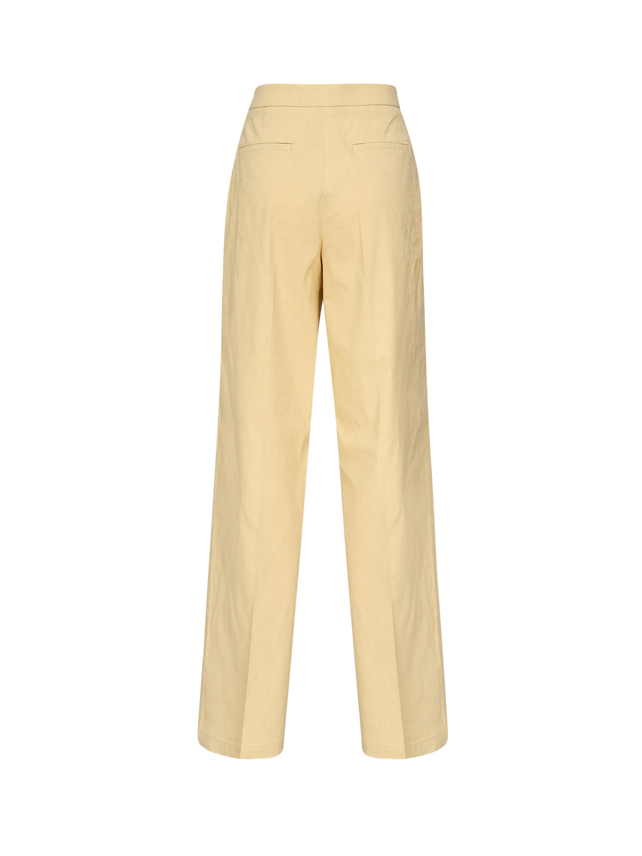 Pantaloni con piega in lino stretch 104929 A0IMC23 PINKO 