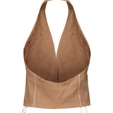 Gilet cropped con schiena scoperta 104932 A2EEL31 PINKO 