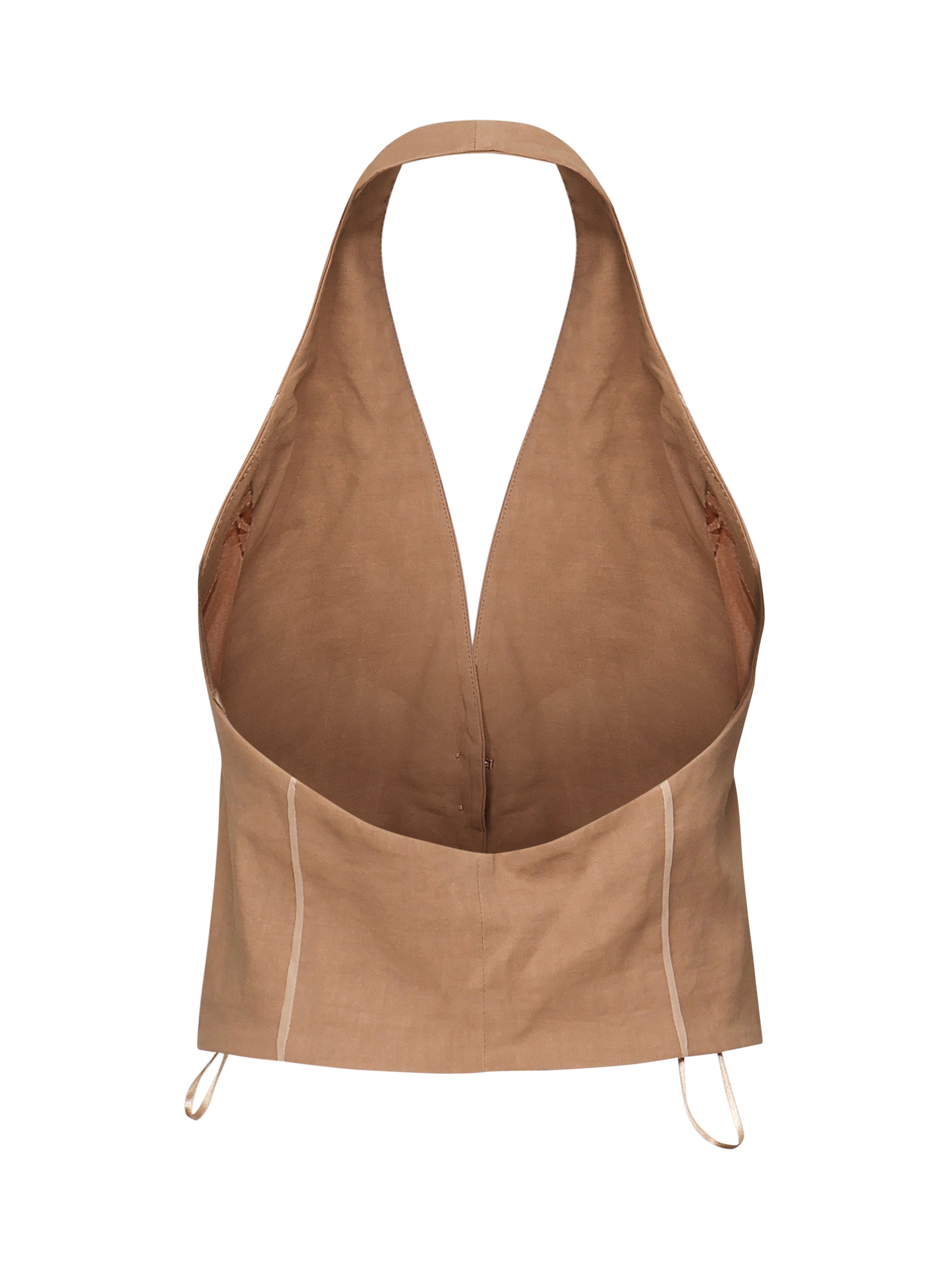 Gilet cropped con schiena scoperta 104932 A2EEL31 PINKO 