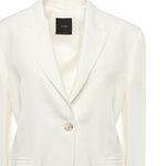 Blazer monopetto in misto lino e viscosa 104944 A2FAZ05 PINKO 