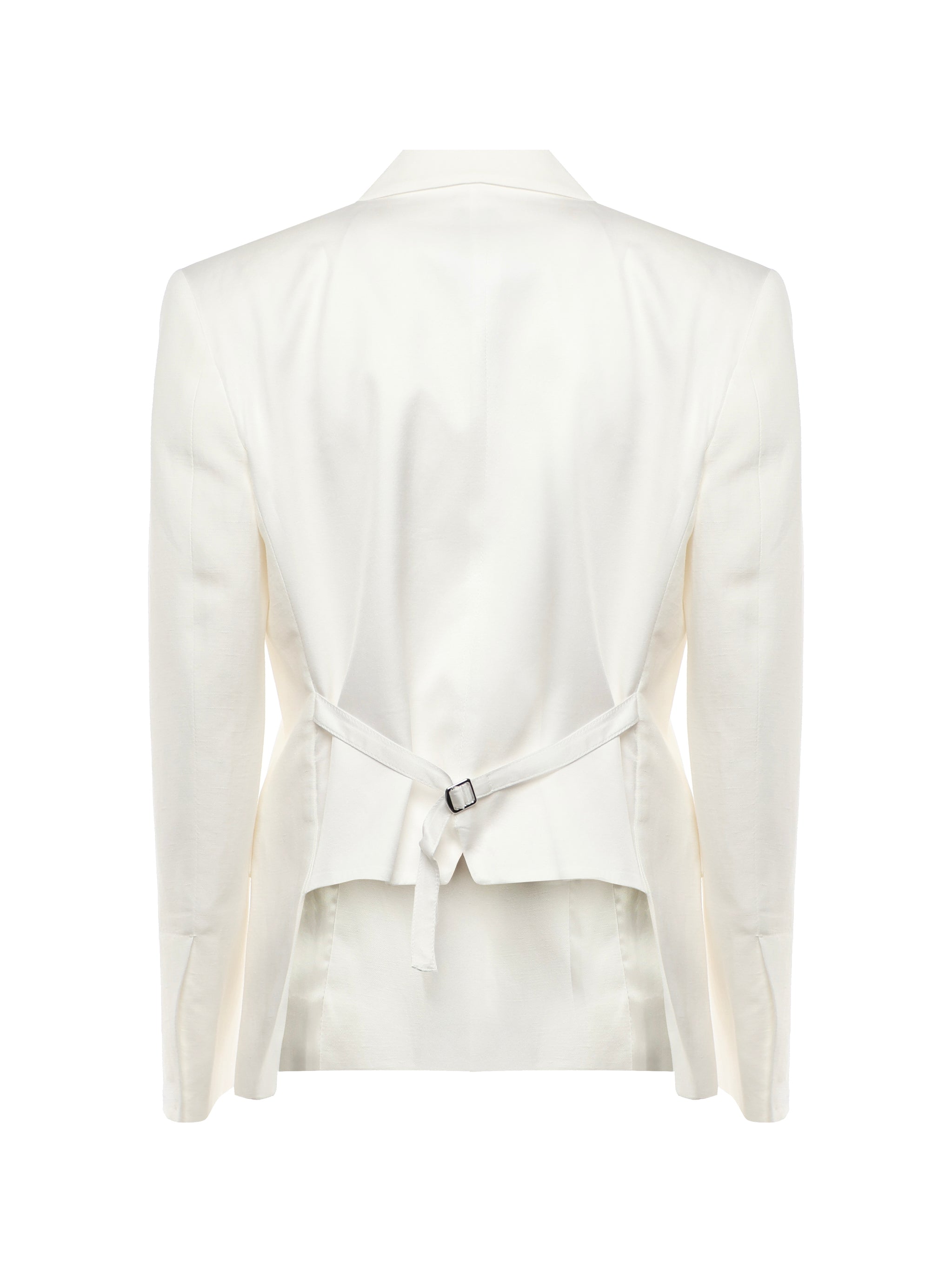 Blazer monopetto in misto lino e viscosa 104944 A2FAZ05 PINKO 