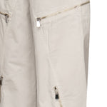 Pantaloni a gamba ampia in gabardina grigio ghiaccio 104981 A2ECI12 PINKO 