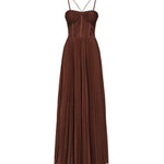 Abito bustier in jersey plissè 104994 A2DML98 PINKO 