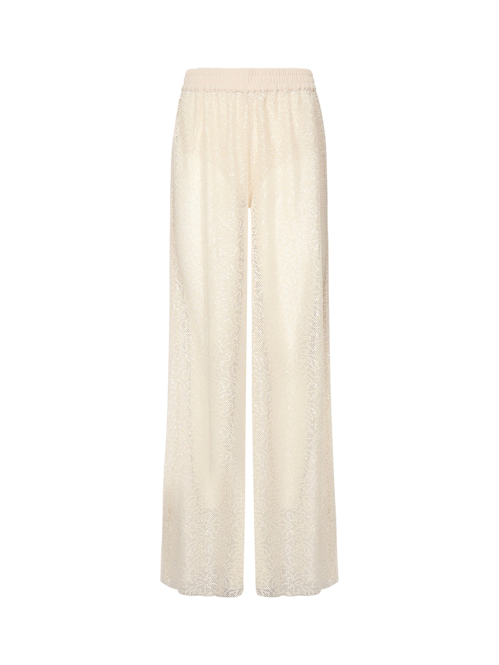 Pantaloni palazzo rete paillettes 105009 A2EXC03 PINKO 