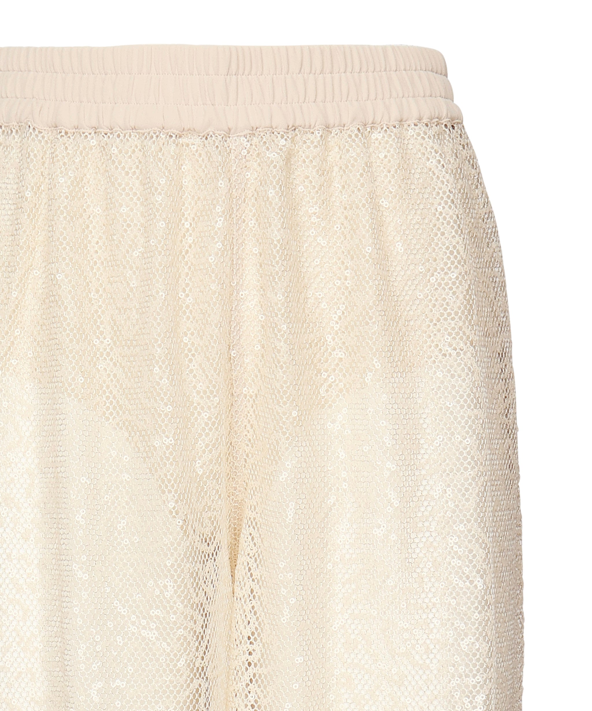 Pantaloni palazzo rete paillettes 105009 A2EXC03 PINKO 