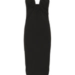 Abito midi da sera con scollo sagomato 105021 A2GSZ99 PINKO 