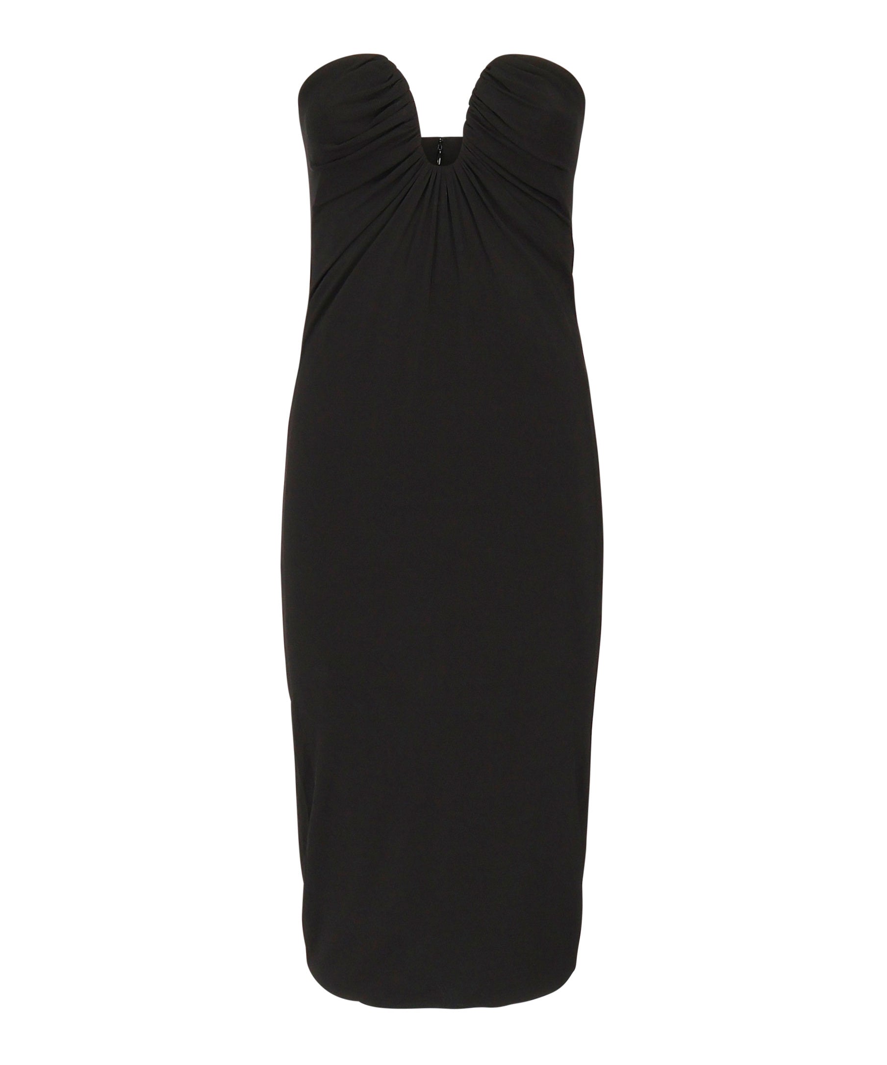 Abito midi da sera con scollo sagomato 105021 A2GSZ99 PINKO 