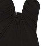 Abito midi da sera con scollo sagomato 105021 A2GSZ99 PINKO 