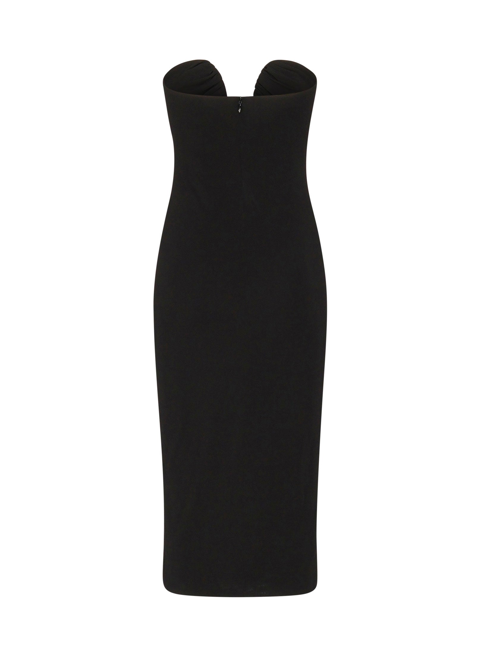 Abito midi da sera con scollo sagomato 105021 A2GSZ99 PINKO 
