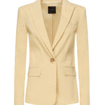 Blazer monopetto in lino 105057 A0IMC23 PINKO 