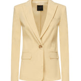Blazer monopetto in lino 105057 A0IMC23 PINKO 