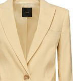Blazer monopetto in lino 105057 A0IMC23 PINKO 