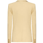 Blazer monopetto in lino 105057 A0IMC23 PINKO 