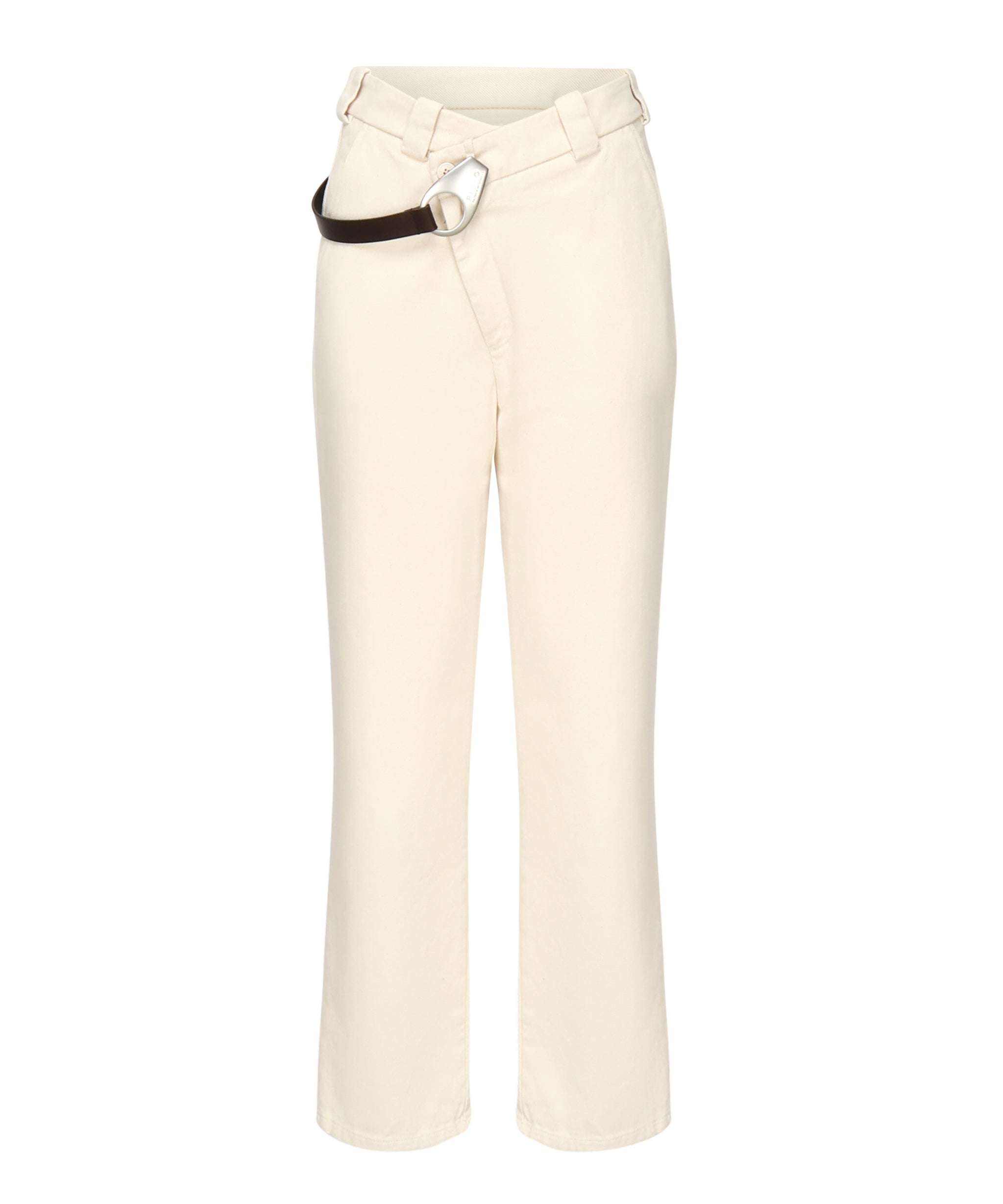 Pantaloni incrociati con cintura 105071 A2JPC21 PINKO 