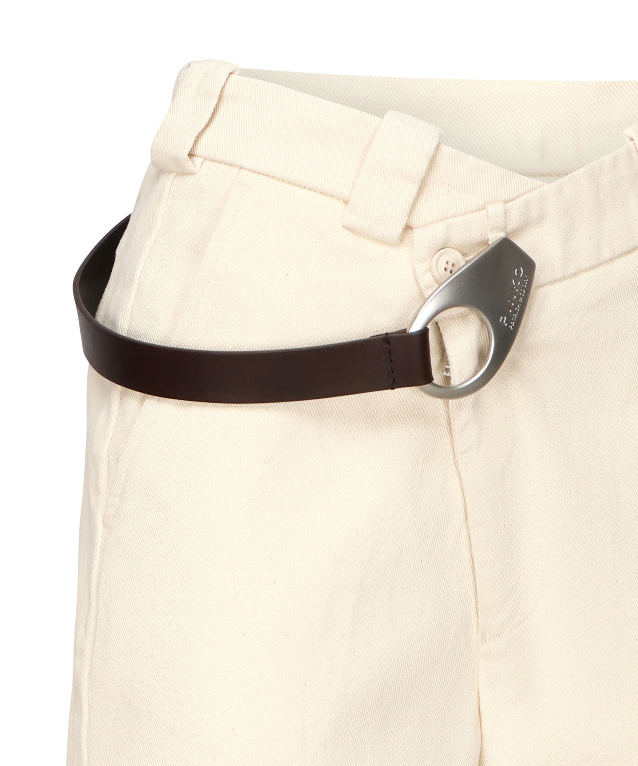 Pantaloni incrociati con cintura 105071 A2JPC21 PINKO 