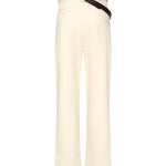 Pantaloni incrociati con cintura 105071 A2JPC21 PINKO 