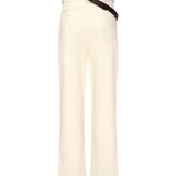 Pantaloni incrociati con cintura 105071 A2JPC21 PINKO 