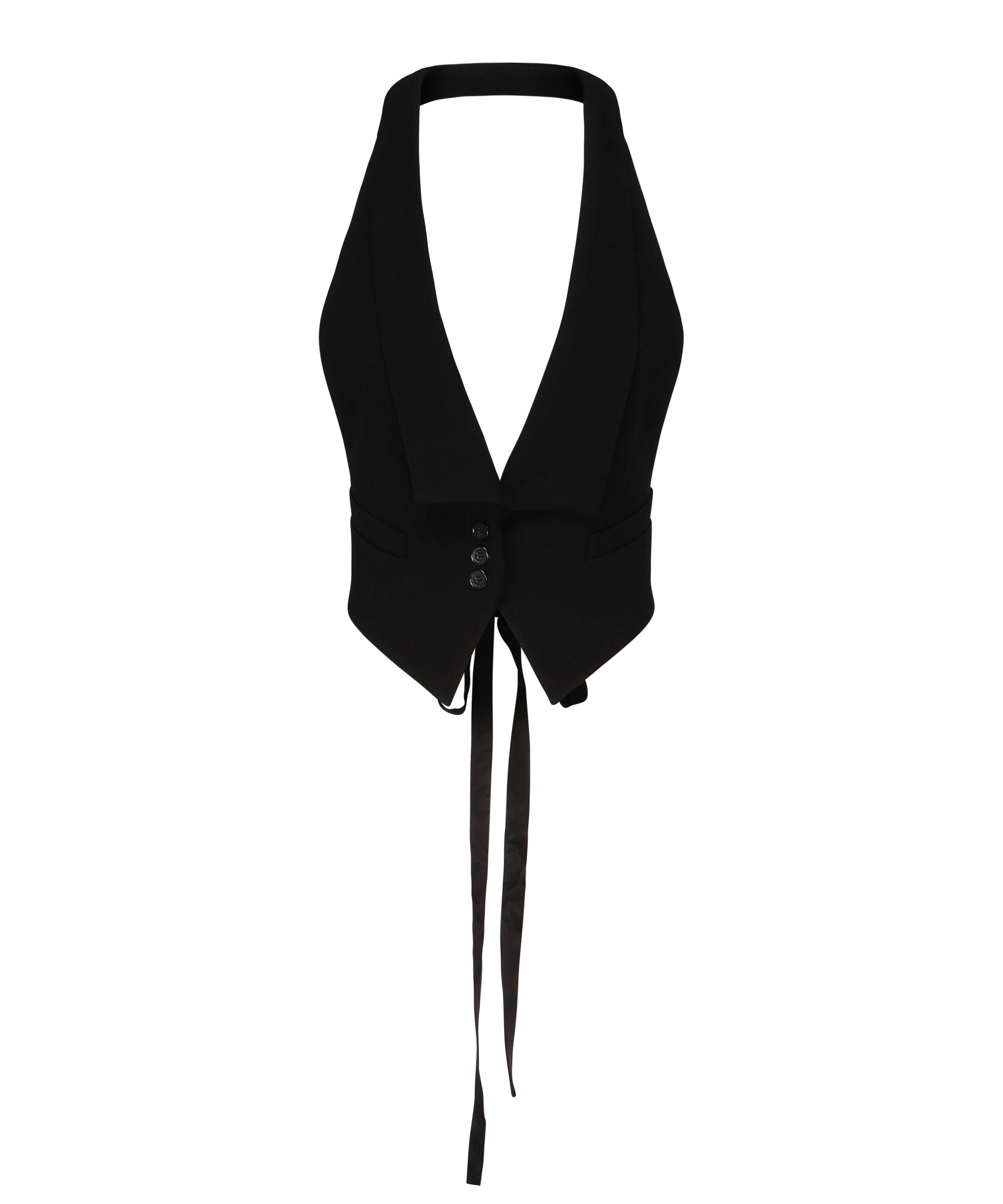 Gilet con schiena scoperta <BR/> 105109 A2JLZ99 PINKO 