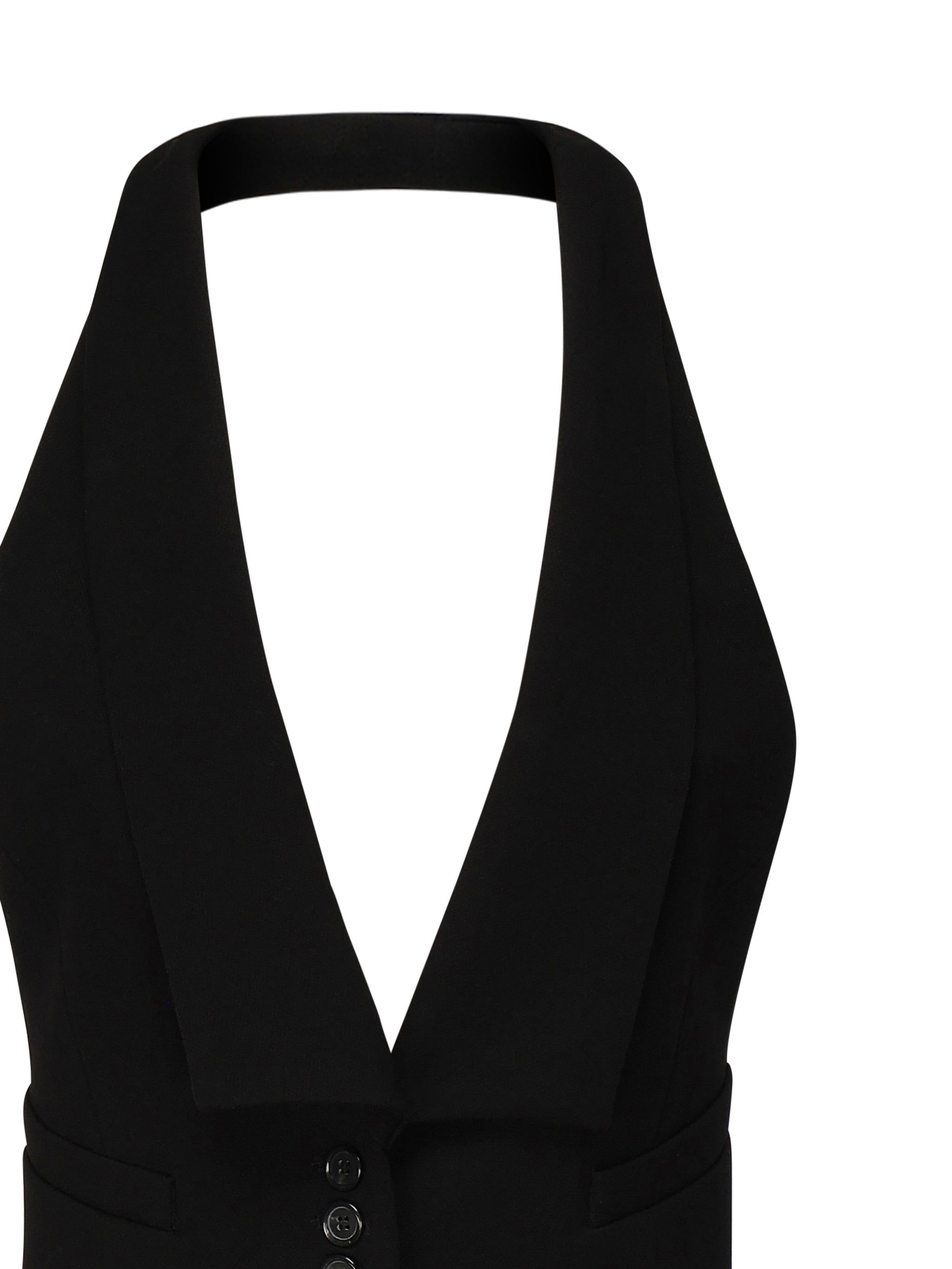 Gilet con schiena scoperta <BR/> 105109 A2JLZ99 PINKO 