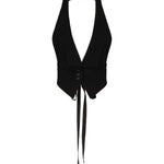Gilet con schiena scoperta <BR/> 105109 A2JLZ99 PINKO 