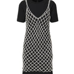 Abito t-shirt con paillettes 105144 A2LTZ99 PINKO 