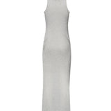 Vestito smanicato in maglia metallizzata 105146 A2LOI12 PINKO 