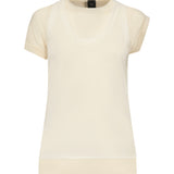T-shirt con maniche asimmetriche e canotta abbinata 105152 A2LSZC1 PINKO 