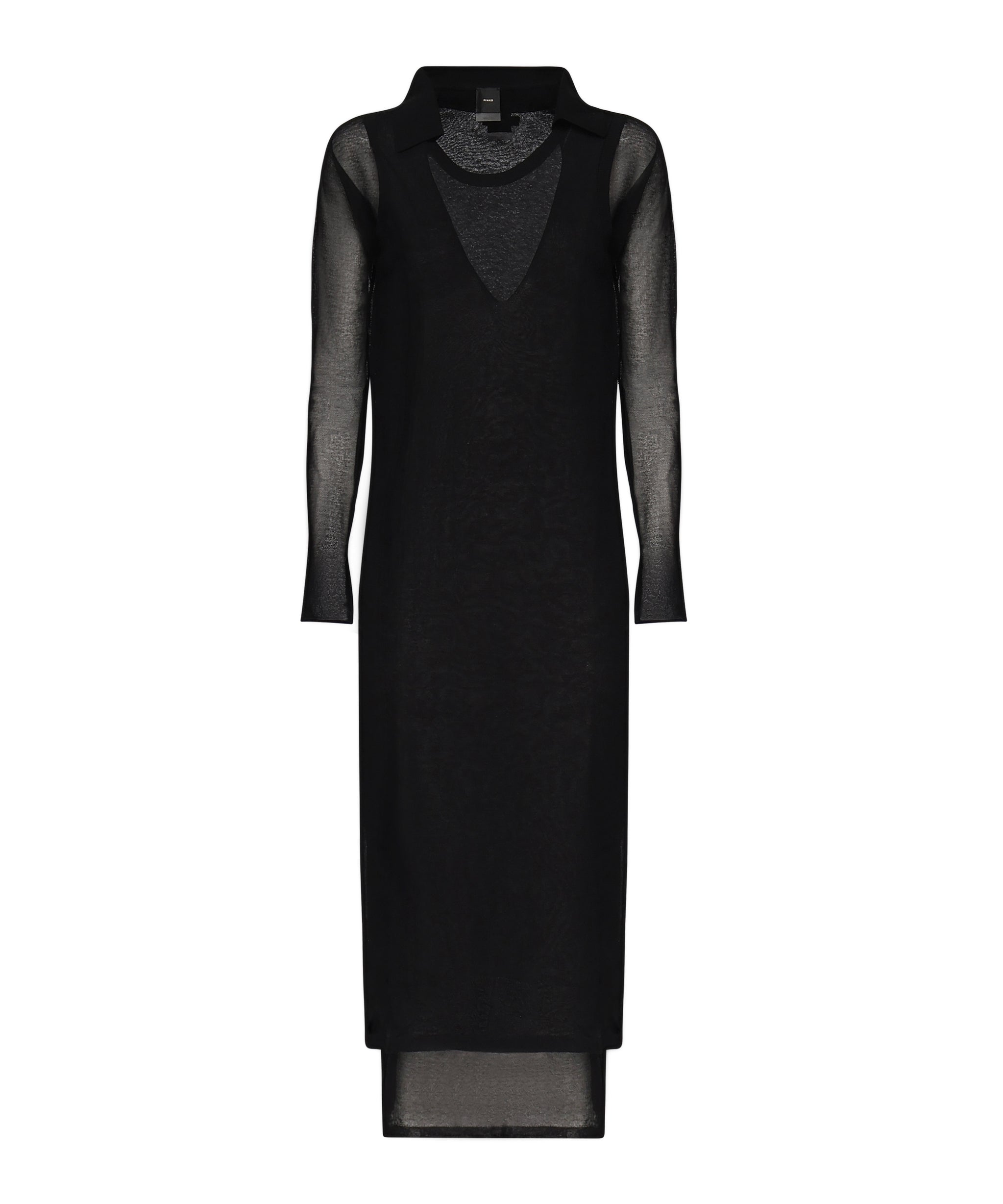 Vestito midi in cotone leggero 105154 A2LSZ99 PINKO 