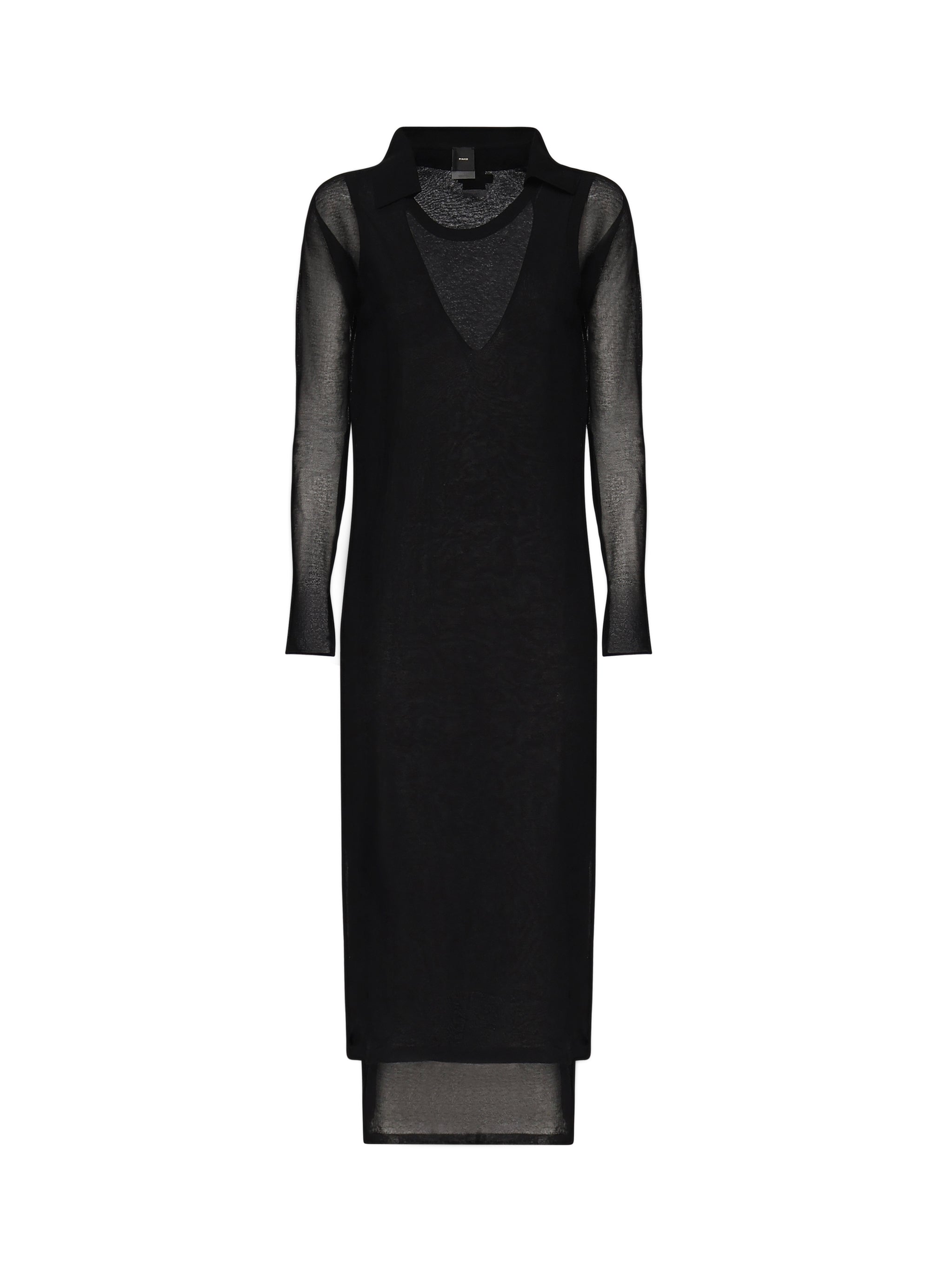 Vestito midi in cotone leggero 105154 A2LSZ99 PINKO 