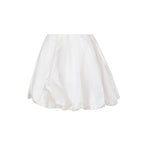 Minigonna balloon in popeline 105183 A2LDZ04 PINKO 