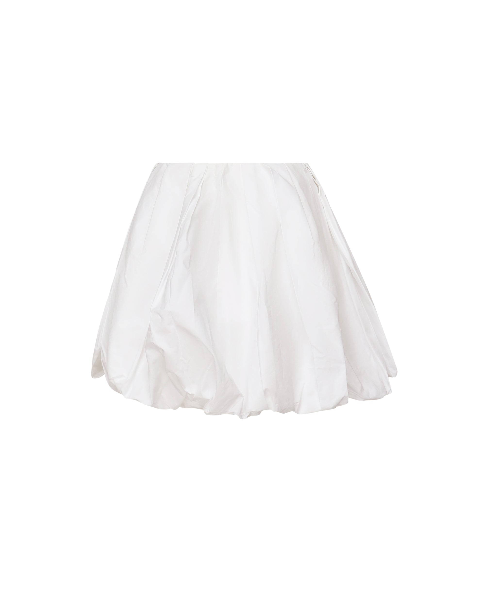 Minigonna balloon in popeline 105183 A2LDZ04 PINKO 