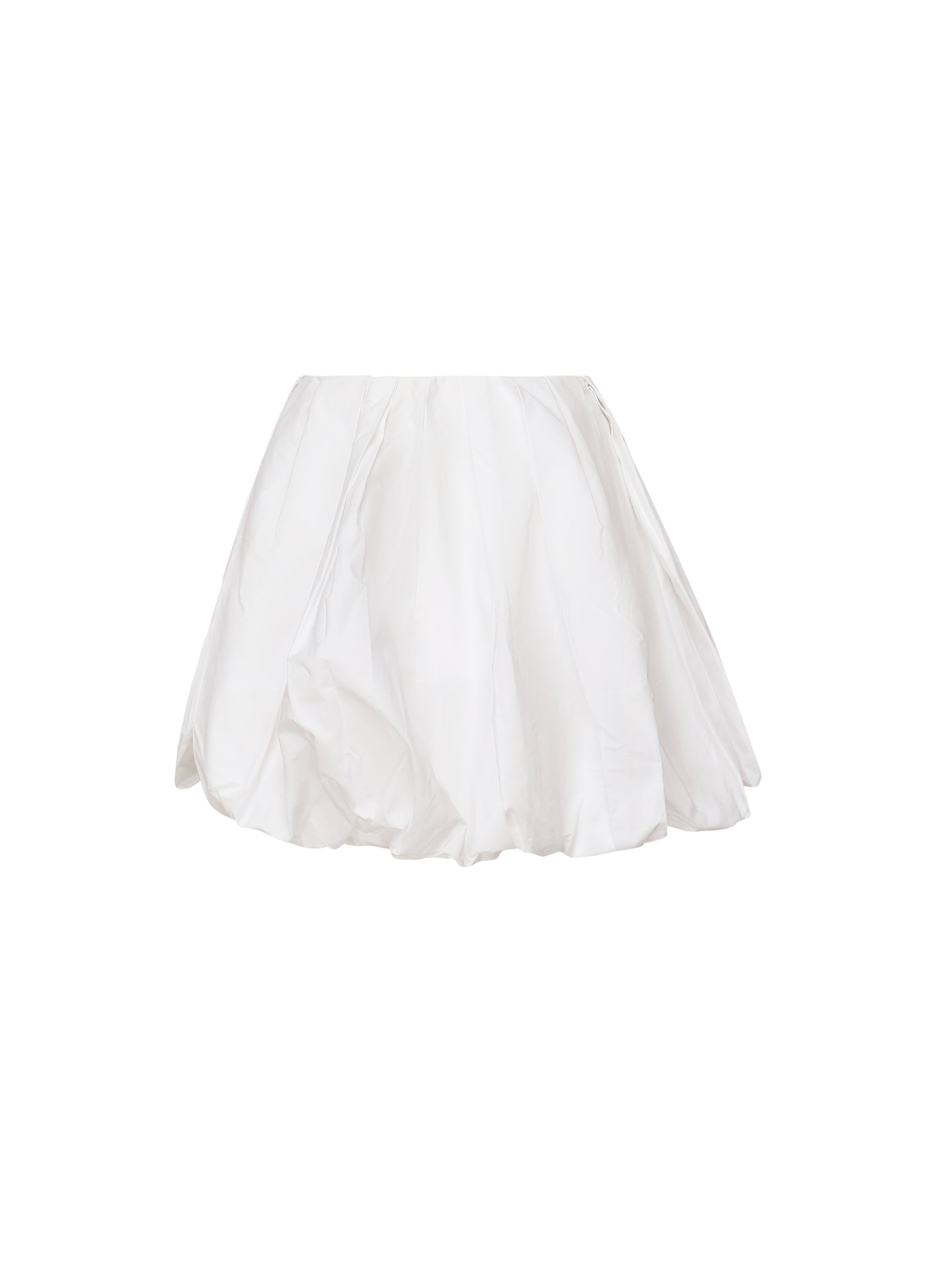 Minigonna balloon in popeline 105183 A2LDZ04 PINKO 