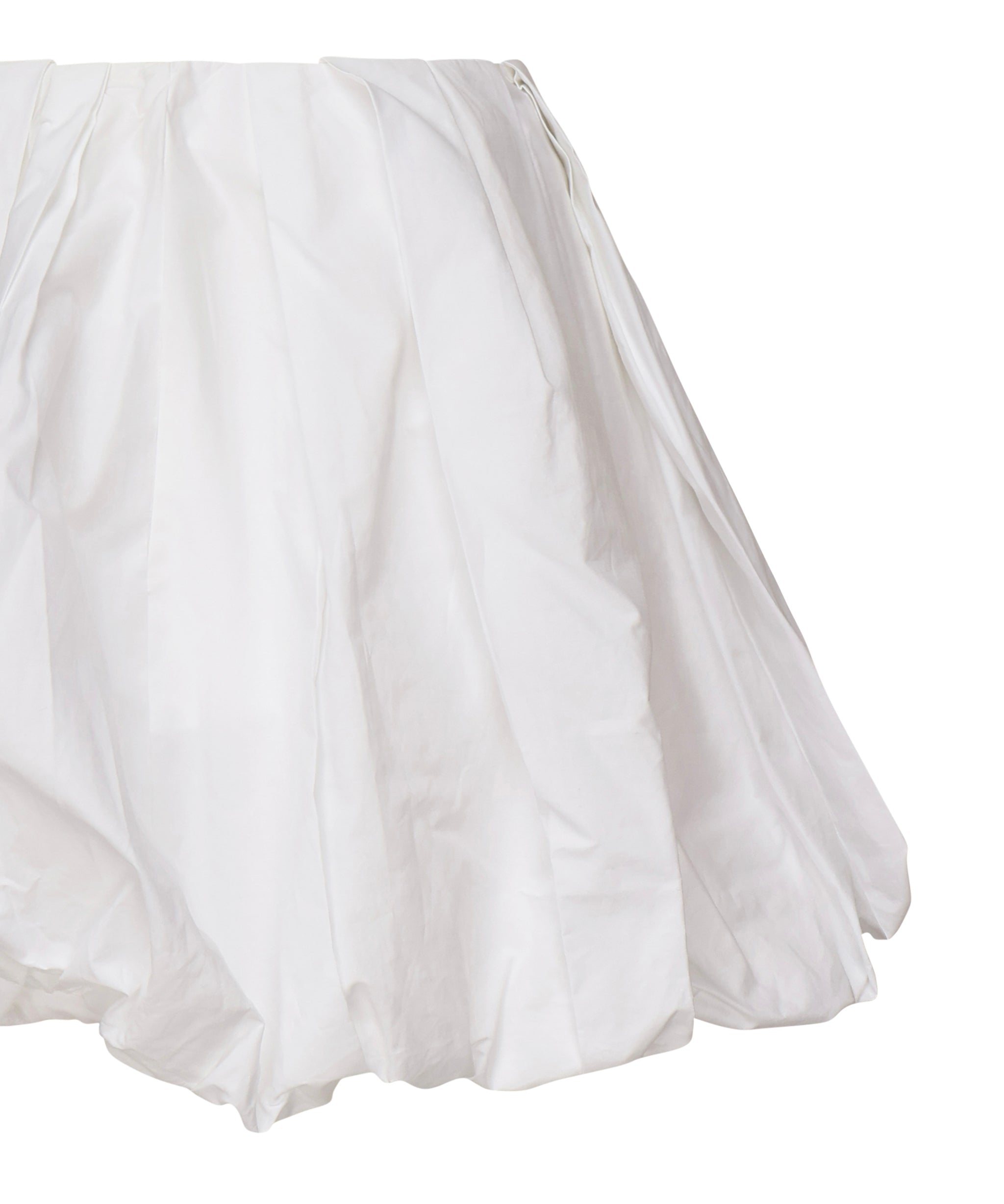 Minigonna balloon in popeline 105183 A2LDZ04 PINKO 