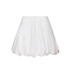 Minigonna balloon in popeline 105183 A2LDZ04 PINKO 