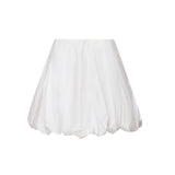 Minigonna balloon in popeline 105183 A2LDZ04 PINKO 