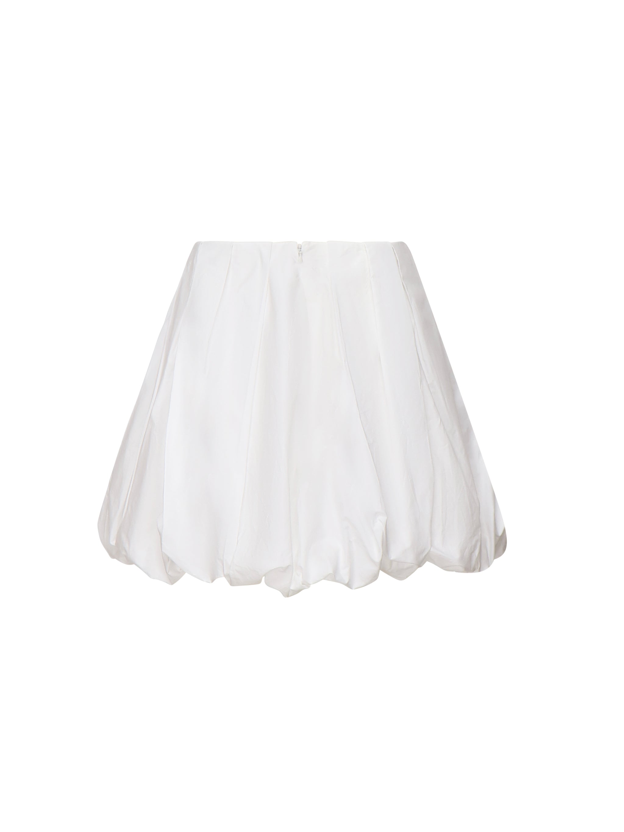 Minigonna balloon in popeline 105183 A2LDZ04 PINKO 