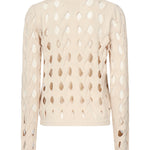 Cardigan in maglia traforata 105191 A2LWC00 PINKO 