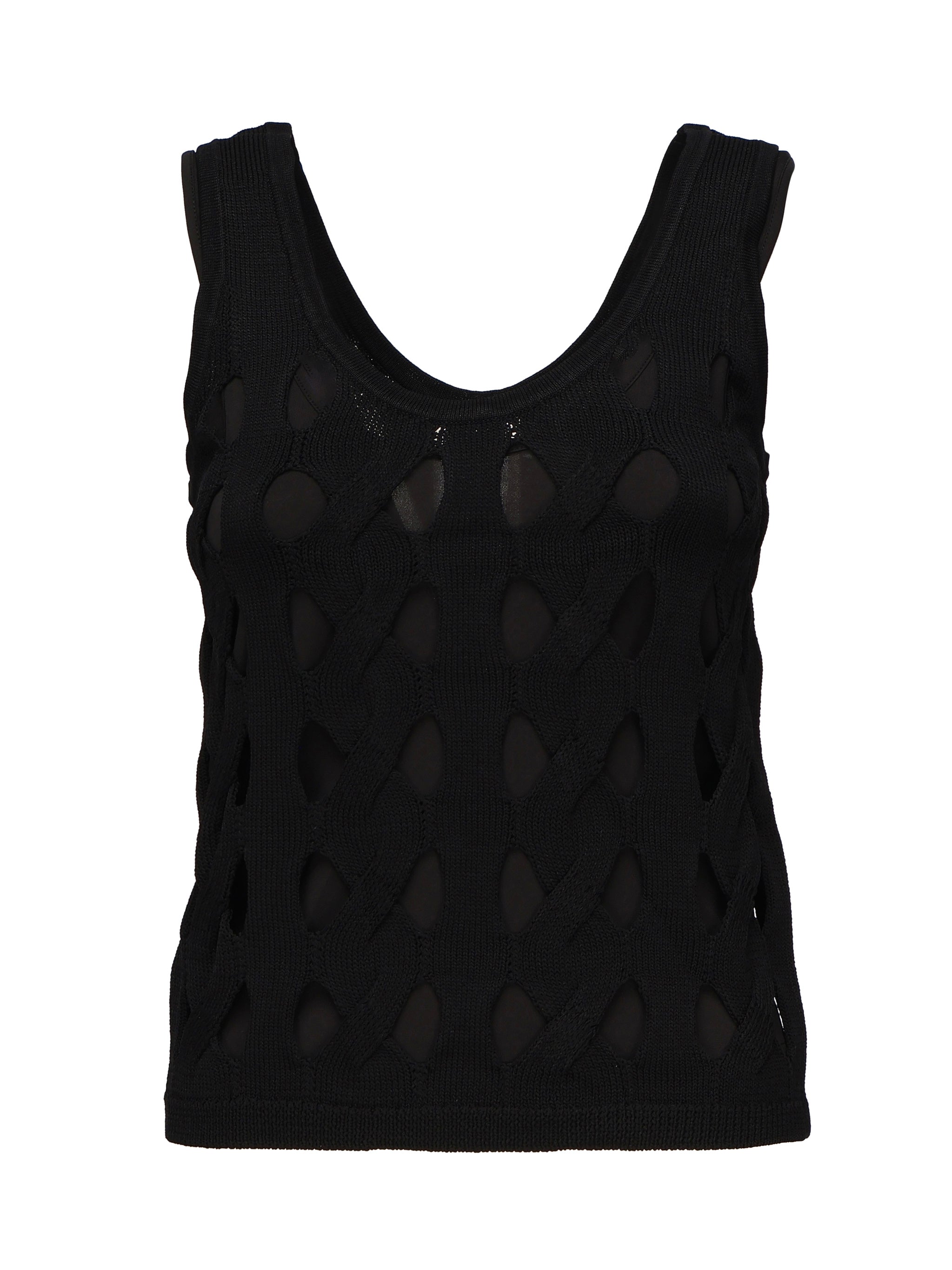 Top Derrik con dettagli cut-out 105192 A2LWZ99 PINKO 