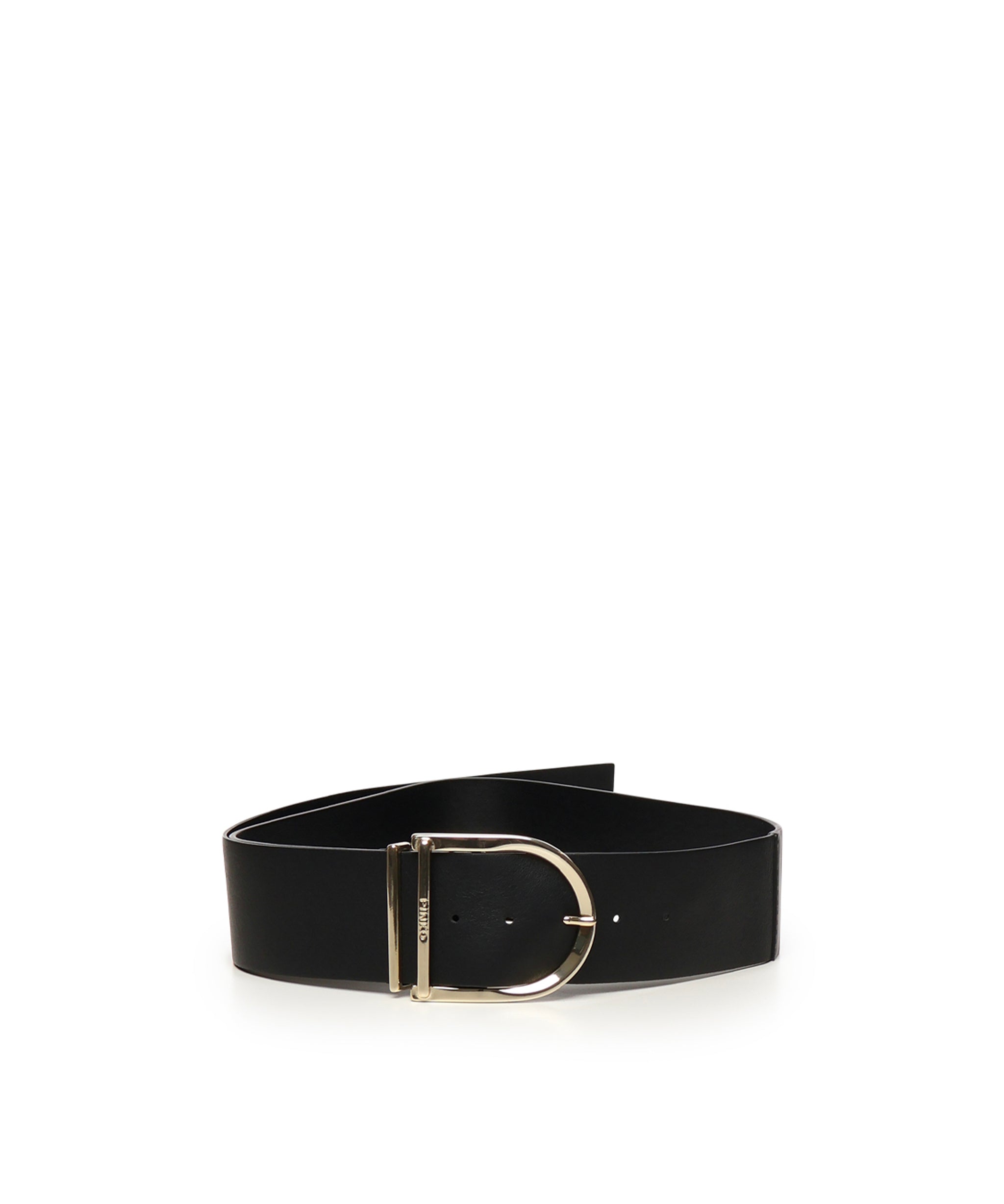Cintura alta in pelle e nappa 6cm 105205 A2LYZ99L PINKO 