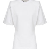 T-shirt con spalle imbottite 105217 A2M2Z04 PINKO 