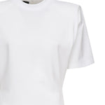T-shirt con spalle imbottite 105217 A2M2Z04 PINKO 
