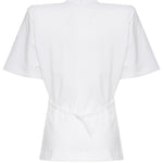 T-shirt con spalle imbottite 105217 A2M2Z04 PINKO 