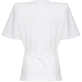 T-shirt con spalle imbottite 105217 A2M2Z04 PINKO 