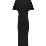 Abito lungo con spalle imbottite 105219 A2M2Z99 PINKO 